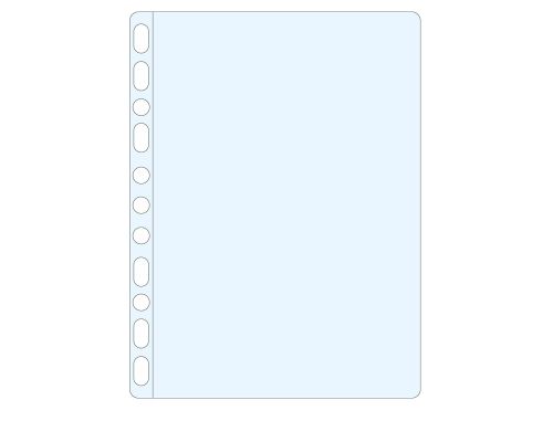 Bolsa catalogo/mica esselte din a4 polipropileno 80 microns 11 furos cristal caixa de 100 unidades , Esselte , 63971 , 8411772062141